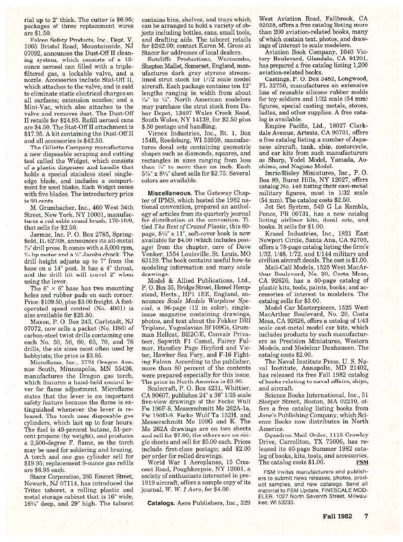 FineScale Modeler 1982-Fall (Vol01-01)